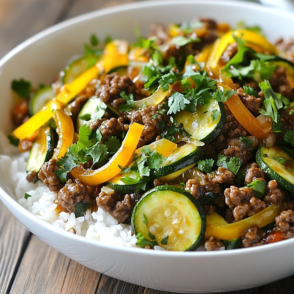 Speedy Beef and Zucchini Sauté Tasty Dinner Option