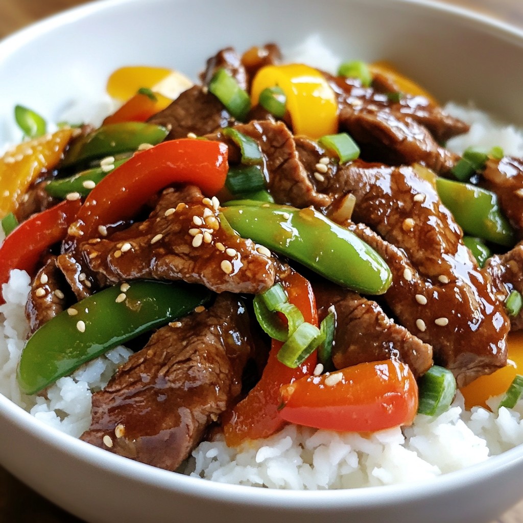 Speedy Beef and Snap Pea Stir-Fry Easy Dinner Delight