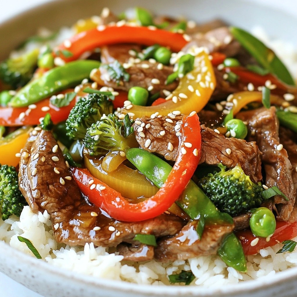 Fast Honey Ginger Beef Stir-Fry Quick and Flavorful Dish