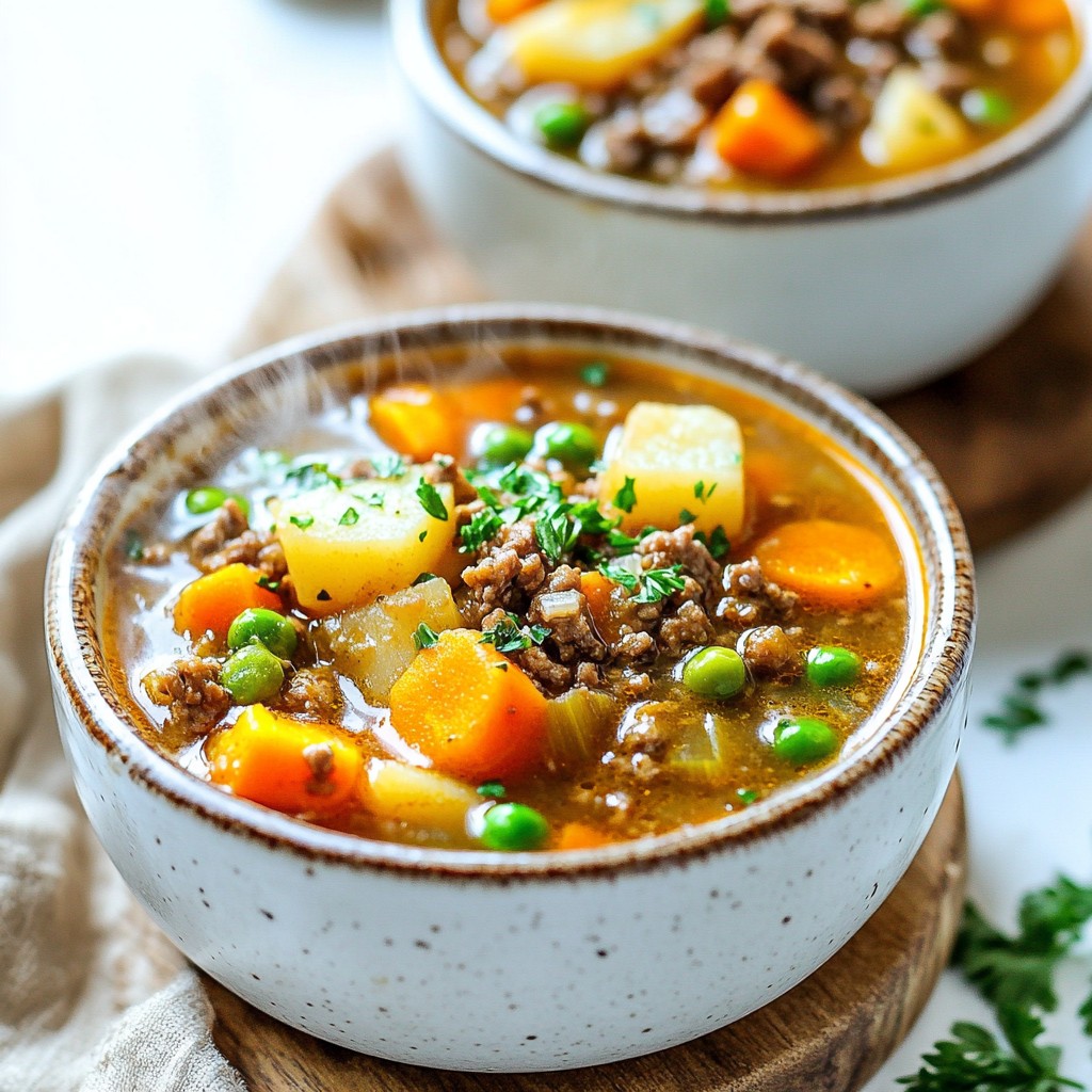 Ground Beef and Carrot Stew Hearty and Simple Recipe