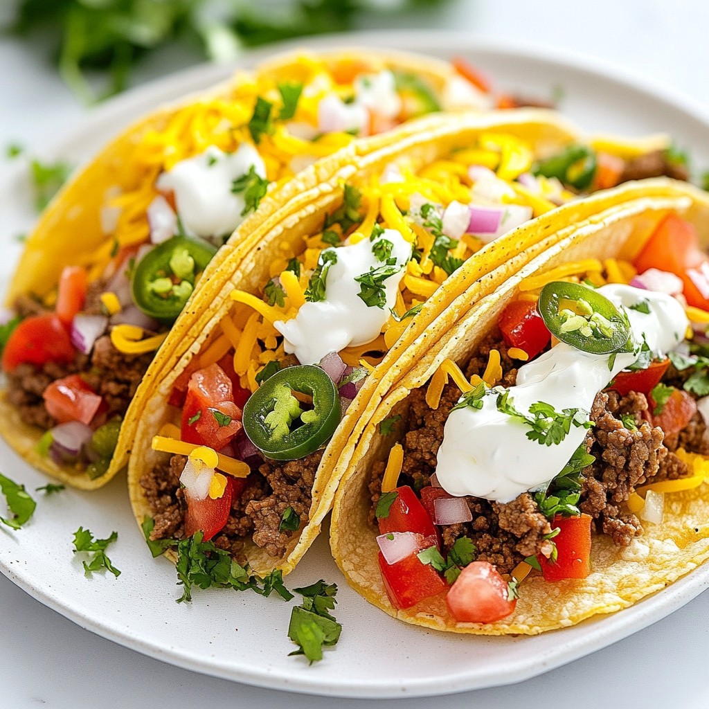 Easy Beef Tacos with Pico de Gallo Delightful Dish