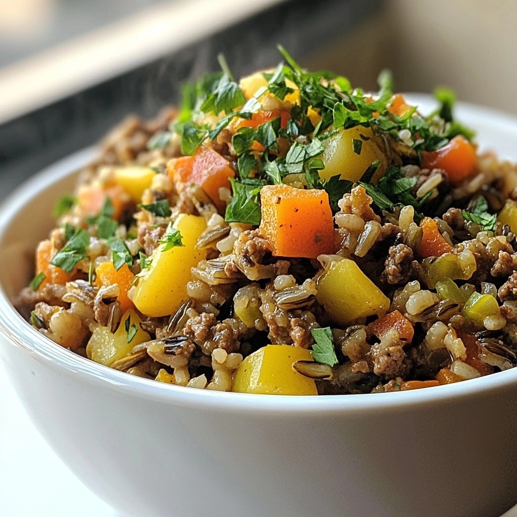 Affordable Beef and Wild Rice Pilaf Easy Family Meal