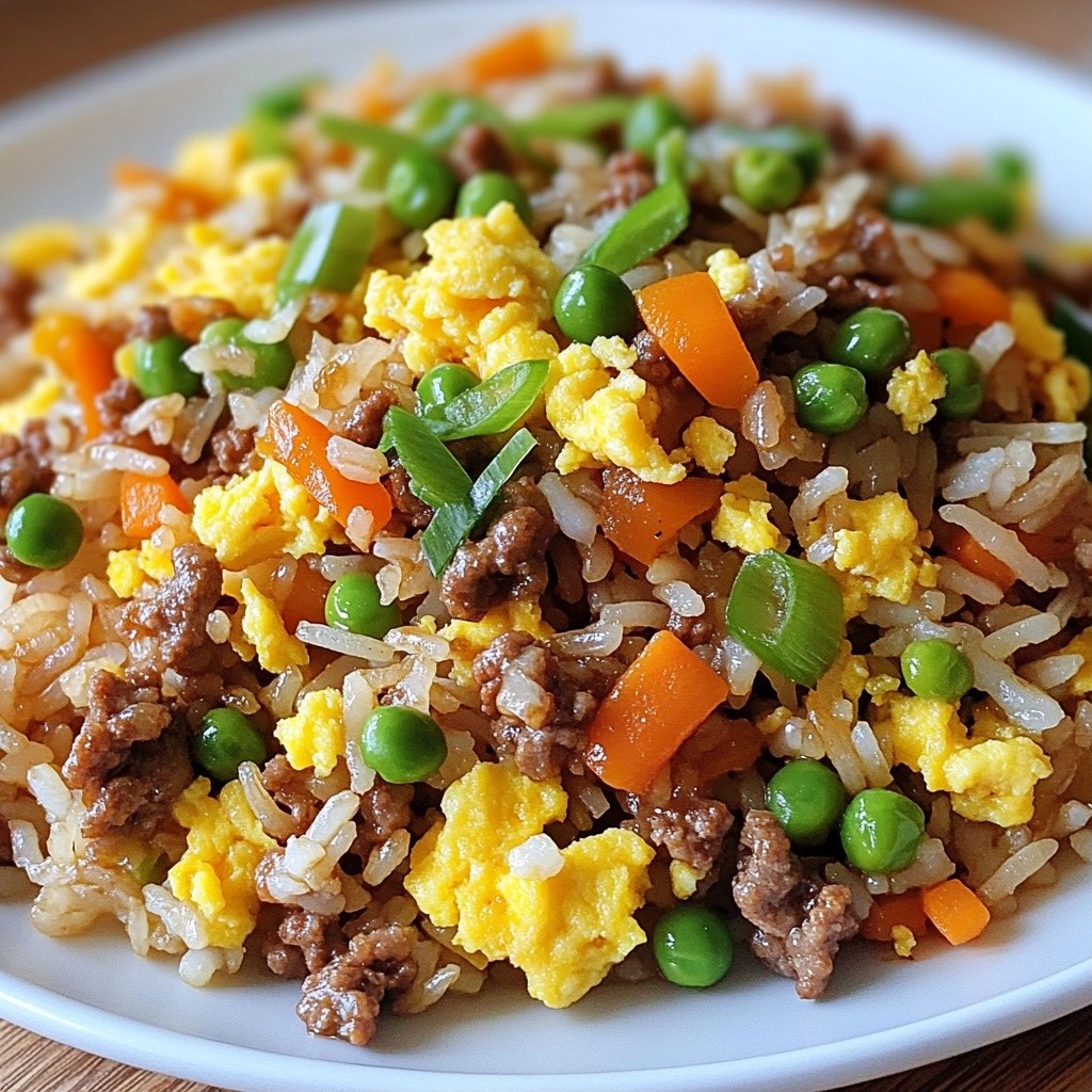 Budget-Friendly Beef Fried Rice Simple and Quick Meal