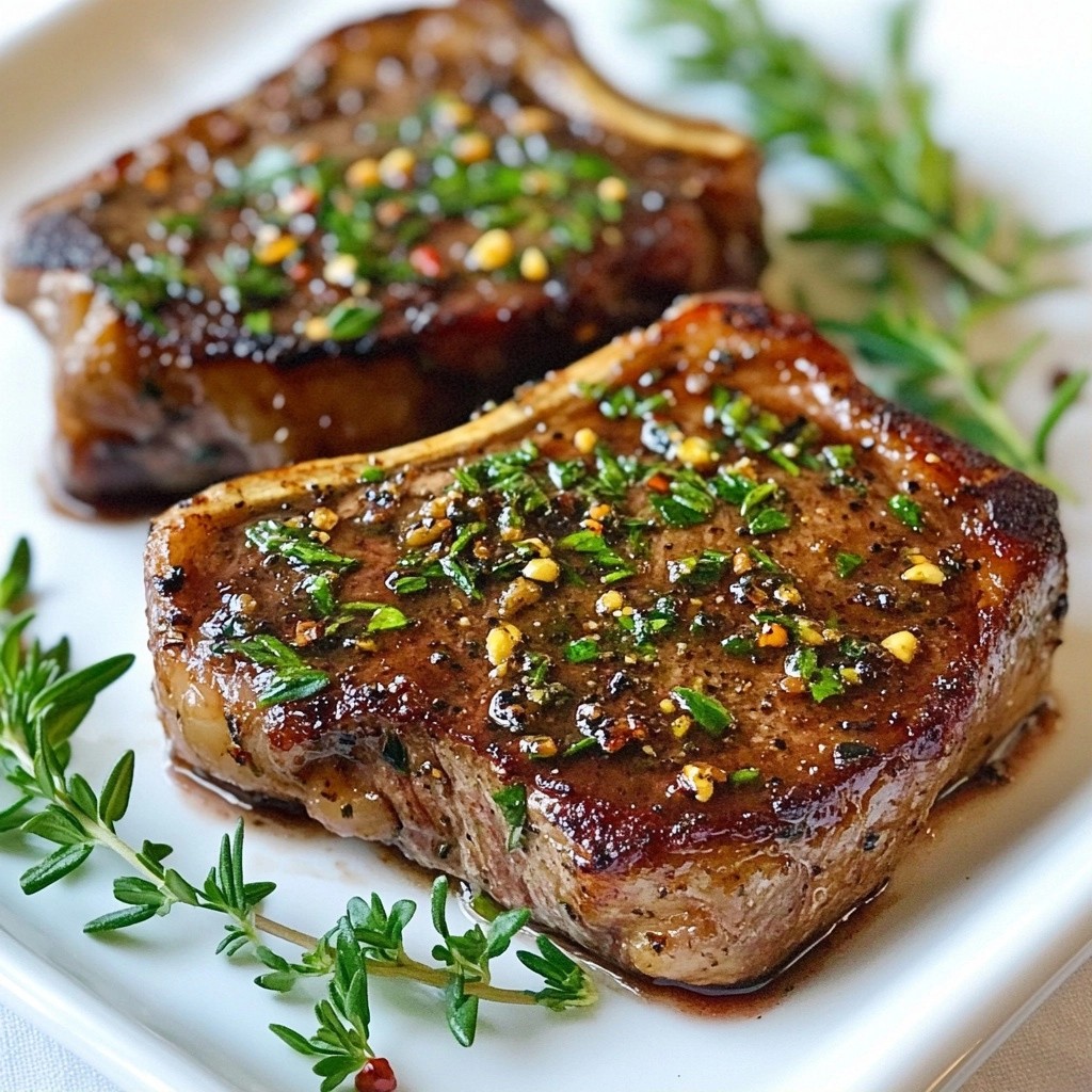 Juicy Herb-Marinated Steak Recipes with Garlic Delight