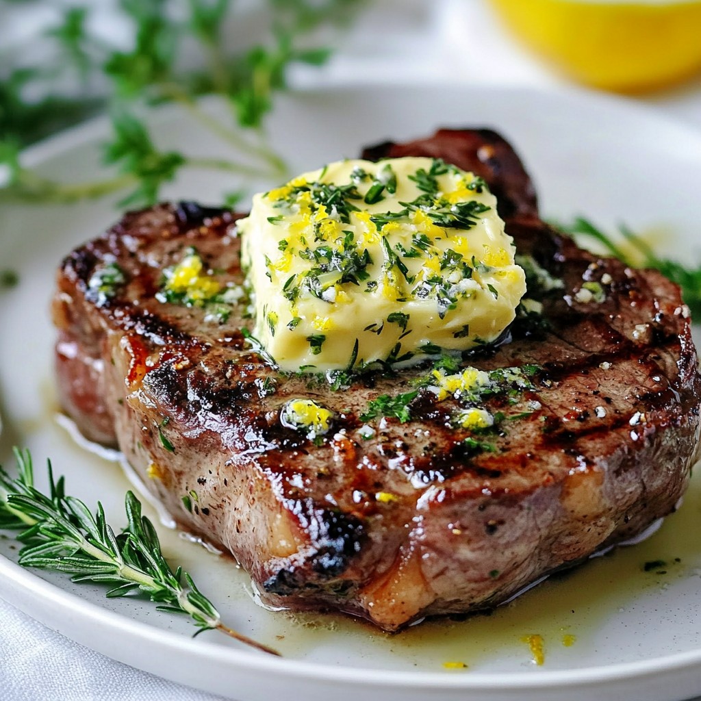 Tender Steak Recipes with Herb Butter Delight