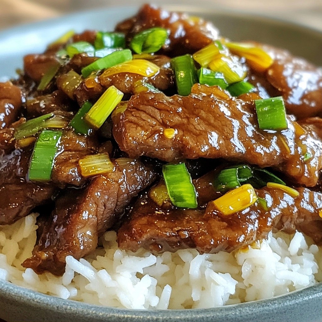 Crispy Mongolian Beef Stir-Fry Quick and Tasty Meal