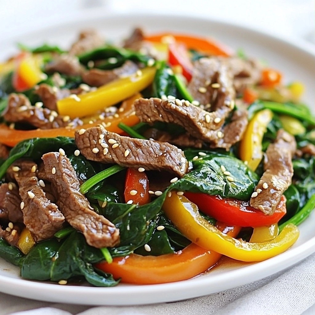 Quick Beef and Spinach Stir-Fry Flavorful and Simple