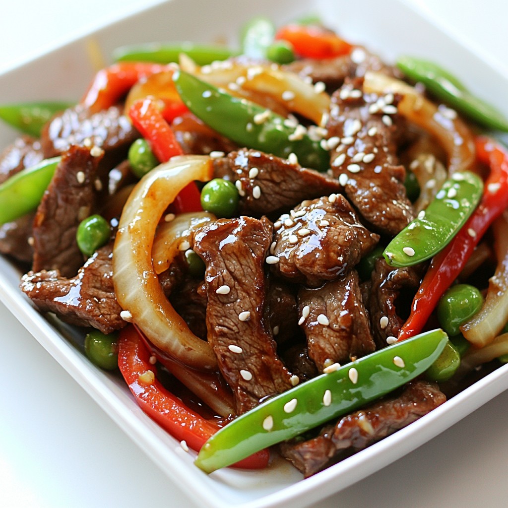 Quick Beef Stir-Fry with Snap Peas Simple Recipe