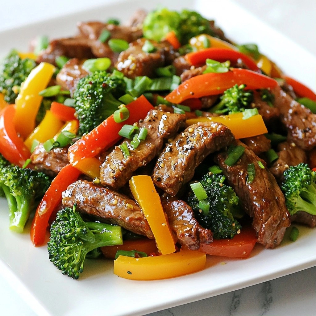 Zesty Lemon Pepper Beef Stir-Fry Easy Quick Recipe