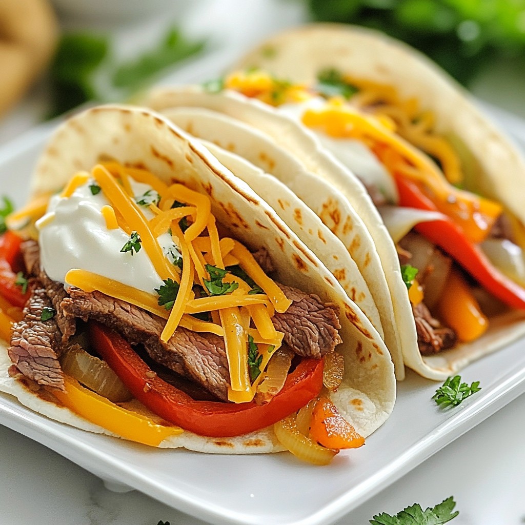 Quick Beef Fajita Wraps with Grilled Veggies Delight