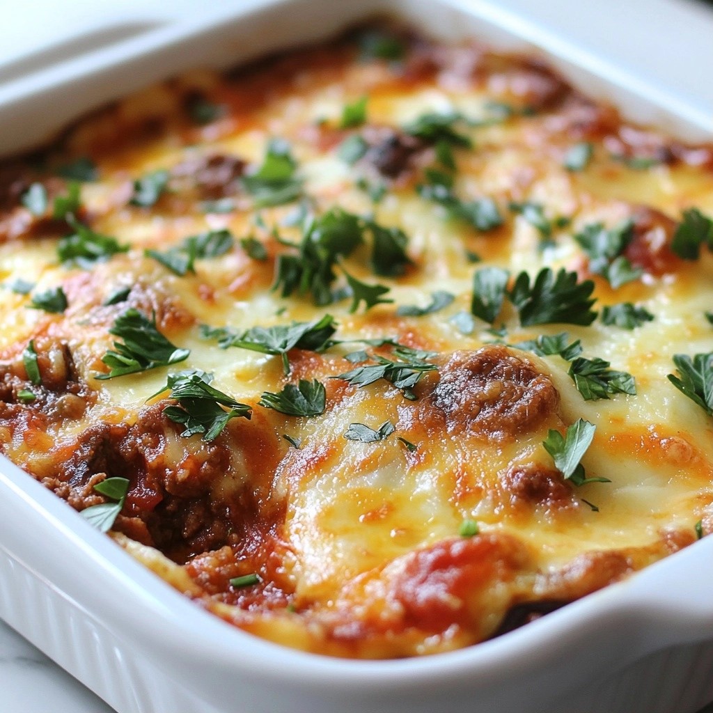 Savory Ground Beef and Eggplant Moussaka Delight