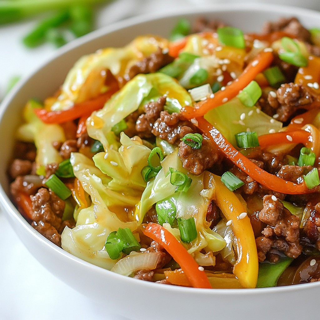 Affordable Skillet Beef and Cabbage Stir-Fry Recipe