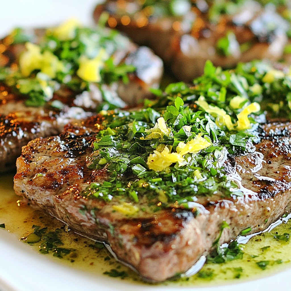 Steak Recipes with Creamy Herb Sauce Delightful Meal