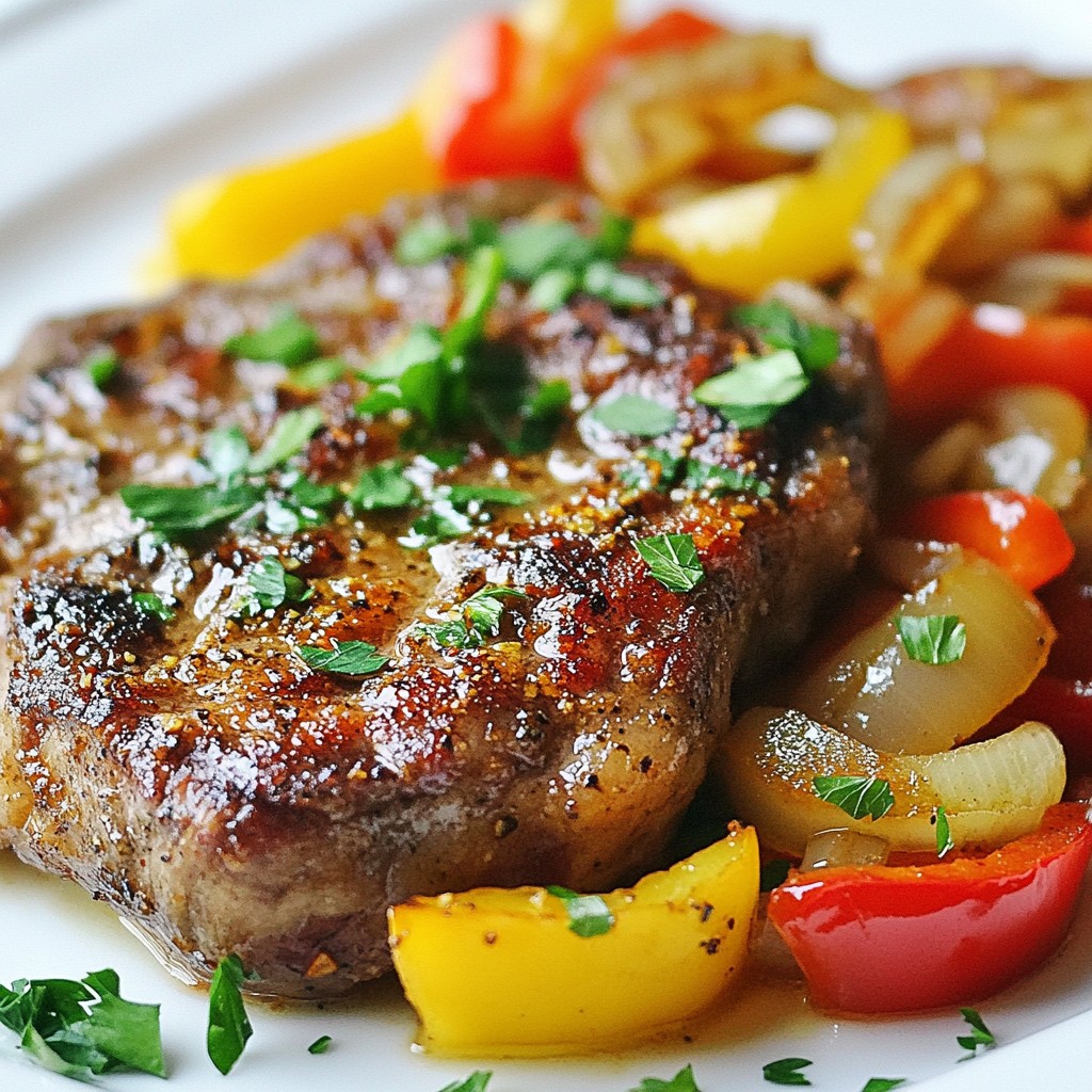 Spicy Cajun Steak Recipes with Bell Peppers Delight
