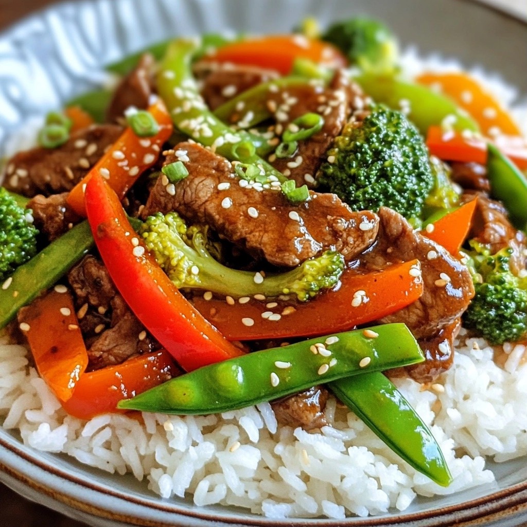 Sizzling Quick Beef and Vegetable Stir-Fry Delight