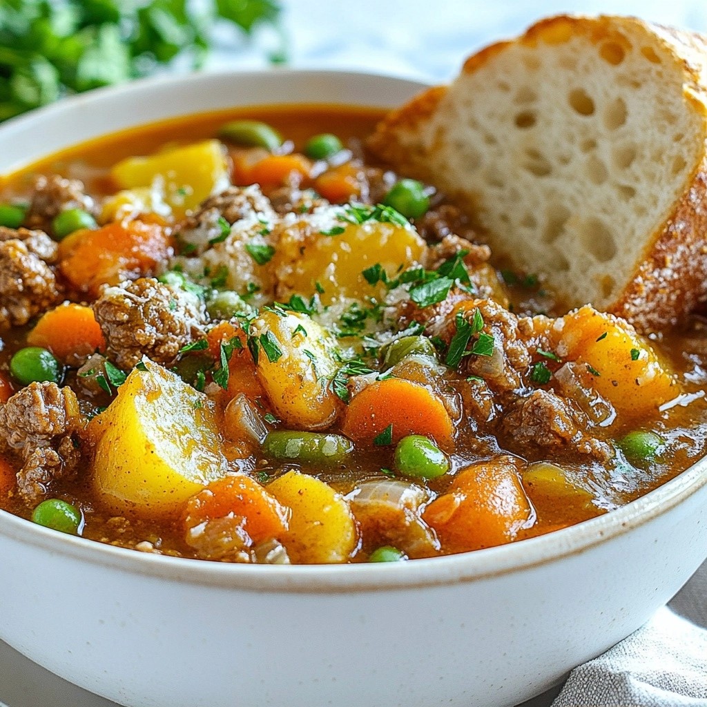 Easy Beef and Vegetable Soup Quick and Nourishing Meal