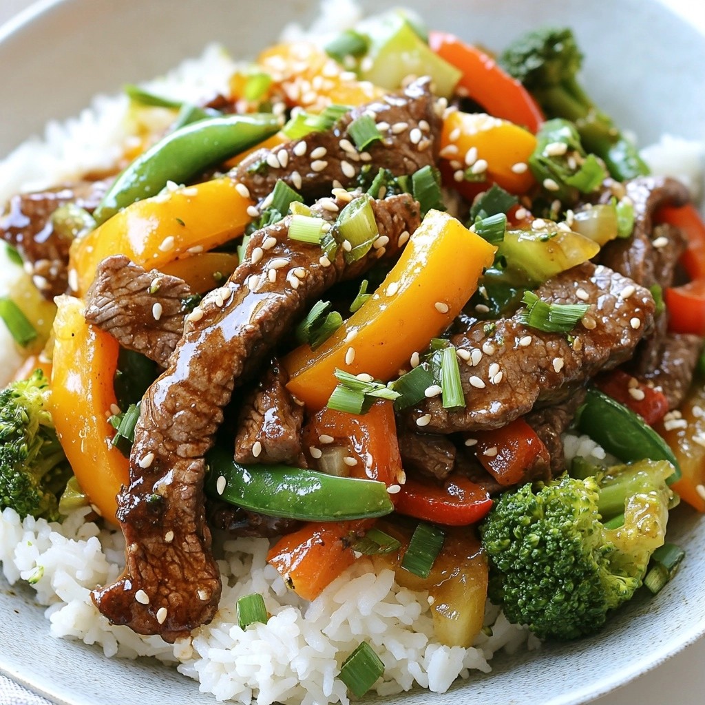 Speedy Garlic Ginger Beef Stir-Fry Quick and Easy Meal