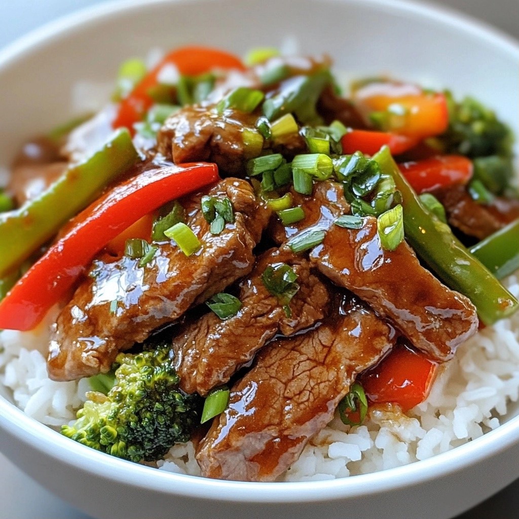 Honey Garlic Beef Stir-Fry with Vegetables Delight
