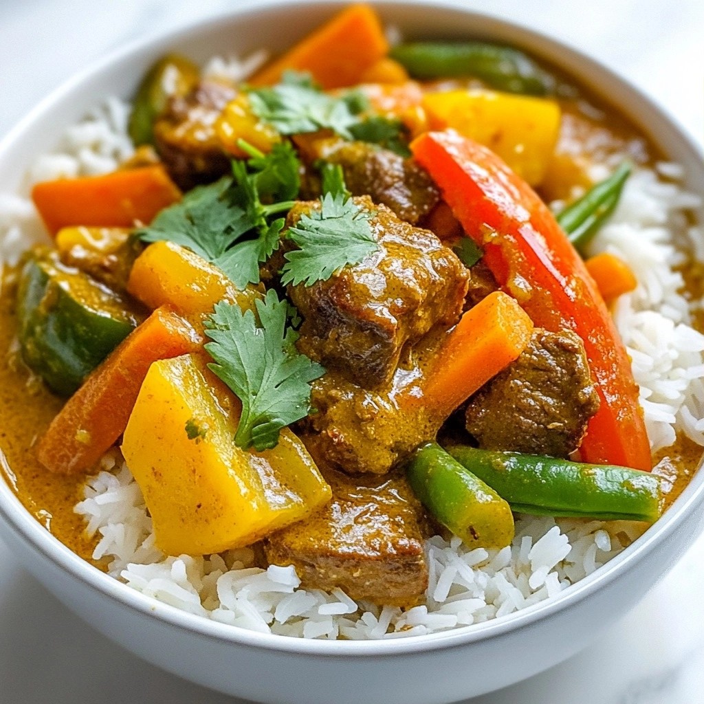 Affordable Beef and Vegetable Curry Tasty and Simple