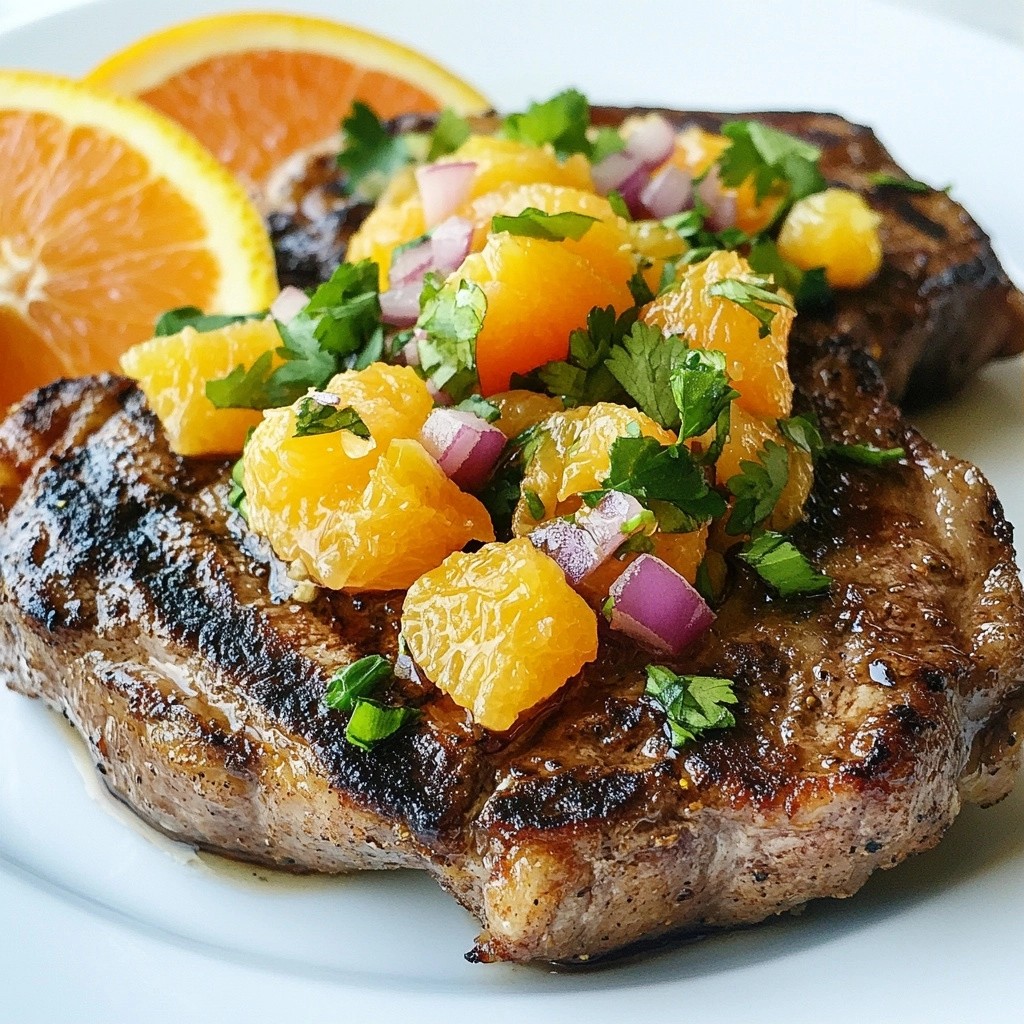 Spiced Rubbed Steak Recipes with Citrus Salsa Flavor