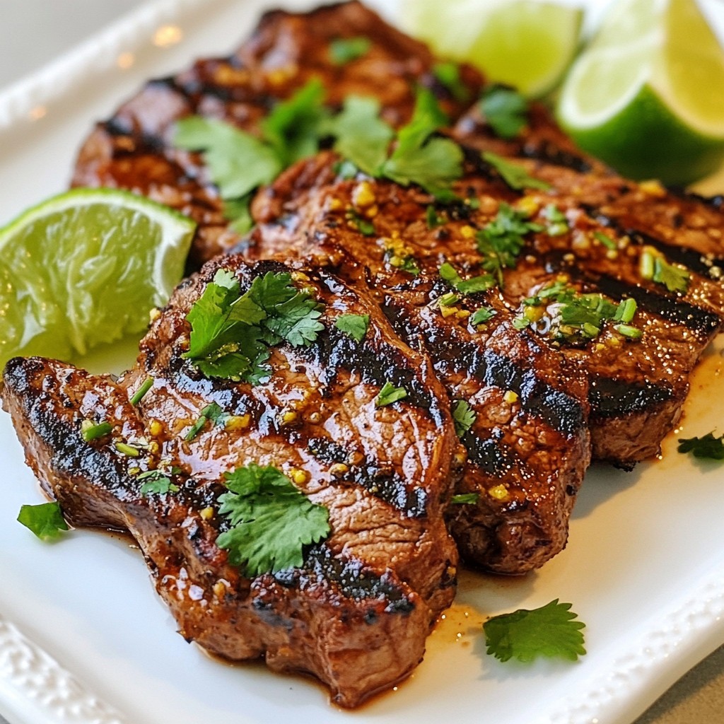 Spicy Sriracha Steak Recipes with Lime for Flavor